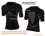 X-Bionic ENERGY ACCUMULATOR Men Shirt Short Sleeves High Impact, schwarz/orange