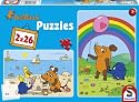 Schmidt Spiele 55966 - Die Maus, Gute Freunde, 2 x 26 Teile