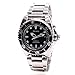 Seiko Men's SKA371P1 Kinetic Black Dial Watch with Bracelet