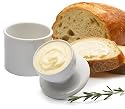 Pinzon White Ceramic Butter Keeper