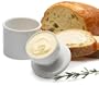 Pinzon White Ceramic Butter Keeper [Amazon Frustration-Free Packaging]