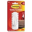 Command Products - Command - Removable Adhesive Utility Hook, 5-lb Capacity, Plastic, White - Sold As 1 Pack - Separate backing strip adheres firmly to flat surfaces, yet removes cleanly. - No surface damage. -
