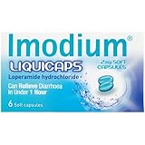 Imodium Liquicaps 6x 2mg Soft Capsules Loperamide Hydrochloride