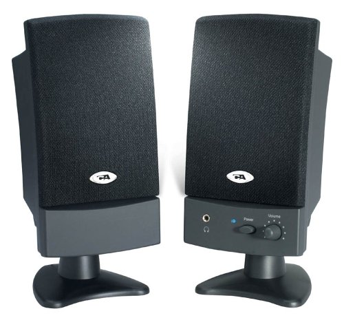 Cyber Acoustics CA2100 2.0 Speaker System 8W Black