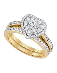 0.98CTW-DIA 0.30CT-CPR BRIDAL SET