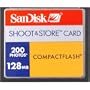 Compactflash Card 128MB (200 Picture, Retail Package)
