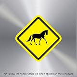 Hobby Stickers Royal Horse Sign Durable Motorbike Speciality waterproof Sai (14 X 14 In)