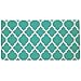 Snaptotes Personalized Monogram Teal Moroccan Checkbook Cover