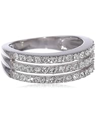 Sterling Silver Colored Crystal Ring