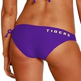 NCAA LSU Tigers Ladies Purple Spring Breaker Bikini Bottom (Small)