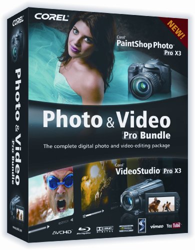 External hard drive:Corel Photo & Video Pro X3 Bundle