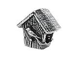 Zable(tm) Sterling Silver Bird House Bead / Charm