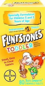 Flintstones Toddler Chewable, 80 Count