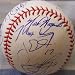 2010 Los Angeles Dodgers autographed baseball (Andre Ethier, Matt Kemp, Hiroki Kuroda, James Loney)