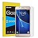 SPARIN Galaxy J5 2016 Screen Protector, [2 PACK]Tempered Glass Screen Protector for Samsung Galaxy J5 2016 with [Scratch Resist] [Bubble Free Install] [2.5D Curved Edge] [HD Clear] +