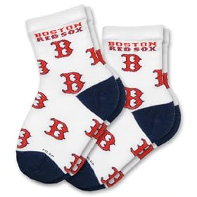 Click here to buy Boston Red Sox Kid's Infant Socks (2 Pack).