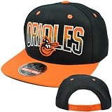 MLB American Needle Retro Snapback Hat Cap Hayes Flat Bill Baltimore Orioles