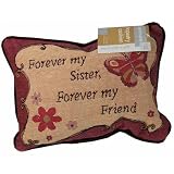 Gift Tapestry Sentiment Cushion - Forever My Sister New