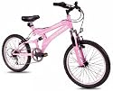 20" Full Suspension Mountain Bike Pink