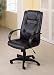 All new item Black leather office chair with gas lift