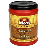 Folgers Flavors Hazelnut Ground Coffee 115 Ounce Tubs  Pack of 6 