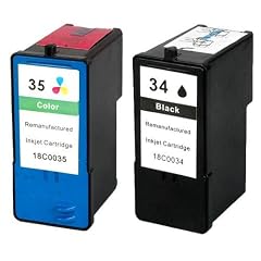 2x Tintenpatronen f�r Lexmark 34 und 35 ,XL, wiederbef�llt f�r Lexmark P4000 P4250 P4310 P4330 P4350 P4360 P6200 P6210 P6220 P6230 P6240 P6250 P6260 P6270 P6280 P6290 P6350 P6356 P900 P910 P915 X2500 X2500 X2510 X2520 X2530 X2550 X3300 X3310 X3315 X3330 X3340 X3350 X3370 X3380 X3530 X3550 X4500 X4530 X4550 X4550 Business Edition X5070 X5075 X5200 X5210 X5250 X5260 X5270 X5400 X5410 X5430 X5435 X5450 X5470 X5470 X5490 X5495 X7100 X7170 X7300 X7310 X7350 X7350 X8300 X8310 X8350 X8350 Z1300 Z1310 Z1320 Z1350 Z1410 Z1420 Z1450 Z805 Z810 Z812 Z815 Z816 Z817 Z818 Z819 Z845