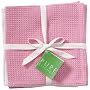 Jumbo Waffleweave Dishcloth Set - Azalea