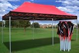 10x20 Pop up 6 Walls Canopy Party Tent Gazebo Ez Red Flame