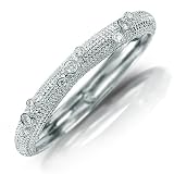 18 Kt White Gold Diamond Bangle