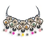 Ayala Bar Signature Collection Timeless Beauty Choker in Jewel Tones and Black #3158C ANK ONK