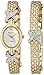 Armitron Women's 75/3176SET Swarovski Crystal Accented Gold-Tone Watch and Bracelet Set