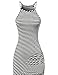 Eliacher Women's Casual Spaghetti Strap Summer Dress Bodycon Midi Party Sleeveless Dresses