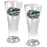 Florida Gators Set of Two 16oz Pilsner Glasses