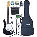 Encore EBP-KC3T Black Electric Guitar Outfit
