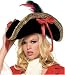 Deluxe Adult Lady Pirate Hat with Feathers