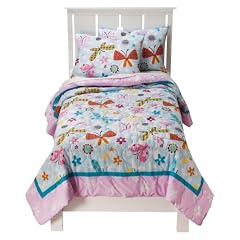 Flutter Flower 3-Pc Quilt - Pink (Twin/ Full)