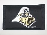 PURDUE BOILERMAKERS Team Logo Tri-Fold NYLON WALLET