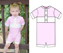Badeanzug mit UV-Schutz UPF50+, Topsail, Pink