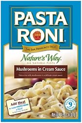 Pasta Roni Mushrooms In Cream Sauce Fettucine Mix, 4.5-Ounce Boxes (Pack of 12)