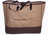 Marc Gold Jute Tote Bag