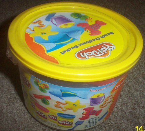Childrens Toyshop  Toys : Play Dough Beach Creations Bucket