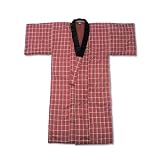 【丹前】　日本製　丹前（たんぜん）/褞袍（どてら）　３番色エンジ