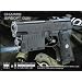 Airsoft Pistols Gun with Laser Sight Tactical Light 6mm Bb Spring Handgun