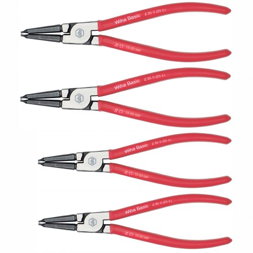 Wiha 32626 Pliers, Straight Internal Ring, 4 Piece Set