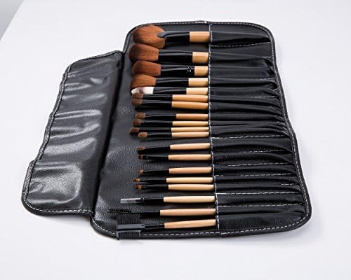 LaiFeiYa - Premium Synthetic Makeup Brush Set 19 Piece - Cosmetics Set Kit with Pouch