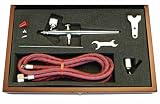 Paasche VSR Double Action Gravity Feed Airbrush in Wood Case