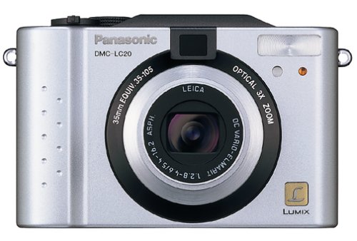 Panasonic Lumix DMC LC20S 2 MP Digital Camera w  Leica Lens and 3x Optical Zoom  Silver