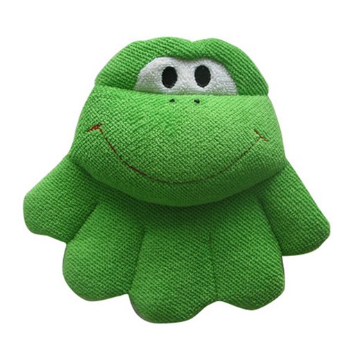 Childrens Toyshop   : Tommee Tippee Fun Wash Mitt Frog or Duck
