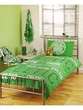 Celtic FC Football Duvet Cover and Pillowcase '1888' Design Bedding