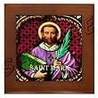 Saint Mark on a Framed Tile